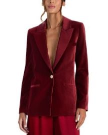 Alice and Olivia Silas Velvet Blazer Bloomingdale39s at Bloomingdales