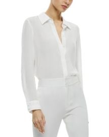 Alice and Olivia Silk Willa Relaxed Shirt Bloomingdales at Bloomingdales