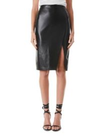 Alice and Olivia Siobhan Faux Wrap Pencil Skirt Bloomingdales at Bloomingdales