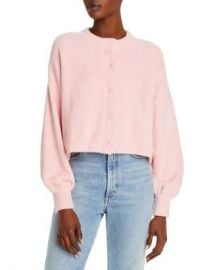 Alice and Olivia Sylvie Fuzzy Cropped Cardigan   Bloomingdales at Bloomingdales