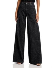 Alice and Olivia Trish Baggy Jeans in Maya Charcoal Black Bloomingdales at Bloomingdales