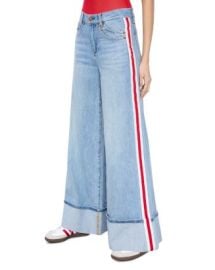 Alice and Olivia Wallie High Rise Wide Leg Jeans in Denim Bloomingdales at Bloomingdales