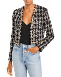 Alice and Olivia Zeta Cropped Jacket    Bloomingdales at Bloomingdales