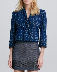 Alice and Olivia floral Arie blouse at Neiman Marcus