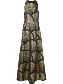 Alice olivia Metallic Pattern Gown  1 343 - Buy SS17 Online - Fast Delivery  Price at Farfetch