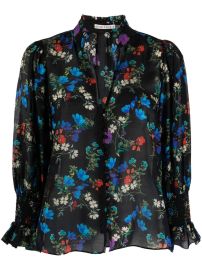 Alice x2B Olivia Beautiful Blooms silk-blend Shirt - at Farfetch