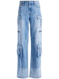 Alice x2B Olivia Cay Baggy Denim Cargo Trousers - at Farfetch