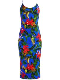 Alice x2B Olivia Delora tropical-print Midi Dress - at Farfetch