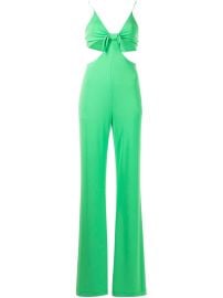 Alice x2B Olivia Havana front-tie Jumpsuit - at Farfetch