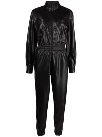 Alice x2B Olivia Levi Faux Leather Jumpsuit - at Farfetch