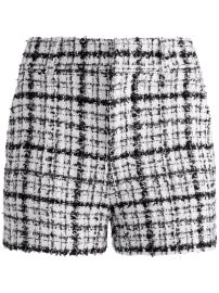 Alice x2B Olivia Paula high-waist Tweed Shorts - at Farfetch