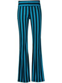 Alice x2B Olivia Striped Bootcut Trousers - at Farfetch