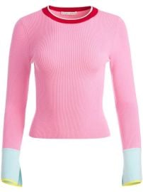 Alice x2B Olivia Westi ribbed-knit Jumper - at Farfetch