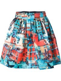 Aliceandolivia Venetian Print Skirt - Al Ostoura at Farfetch