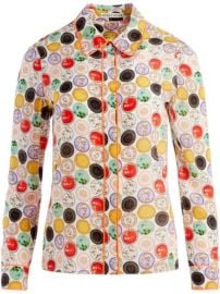 Alicex2BOlivia Willa Dinner party-print Shirt - at Farfetch