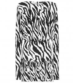 Alina zebra-print minidress at Mytheresa