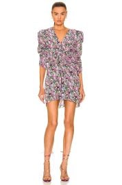 Aliniza Floral Print Silk Dress by Isabel Marant at Forward