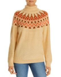 Alison Andrews Fair Isle Turtleneck Sweater Women - Bloomingdale s at Bloomingdales