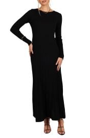 Alison Long Sleeve Rib Maxi Dress at Nordstrom