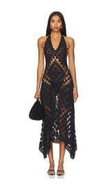 Alix Pinho Renaissance Dress In Black at Revolve