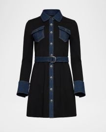Aliza Denim Mini Dress at Neiman Marcus