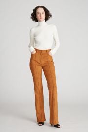 Aljana Pant In Ultrasuede at Halston