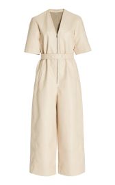 All-In-One Vegan Leather Jumpsuit By Stella Mccartney at Moda Operandi