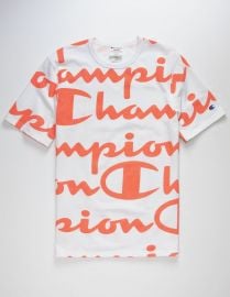 All Over Champion Script T-Shirt by Champion at Tillys