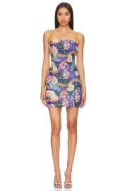 All Over Flora Sequin Mini Dress at Revolve