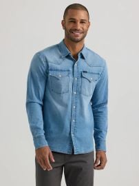 All Purpose Western Denim Snap Shirt at Lee