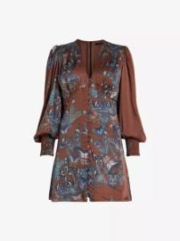 All Saints Auden Diana Butterfly Print Mini Dress at Selfridges