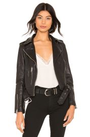 All Saints Balfern Leather Biker Jacket at Revolve