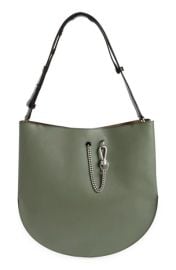 All Saints Beaumont Snake Embossed Leather Hobo Bag at Nordstrom