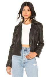 All Saints Cargo Leather Biker Jacket at Revolve