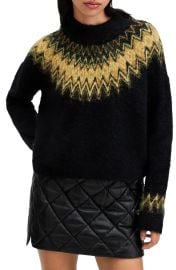 All Saints Clyde Funnel Neck Sweater at Nordstrom