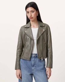 All Saints Dalby Jacket in Deep Sage at All Saints