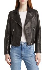 All Saints Dalby Leather Biker Jacket at Nordstrom