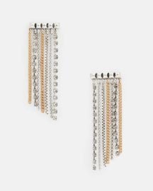 All Saints Farrah Mult Tonal Chain Earrings at All Saints