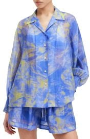 All Saints Isla Inspiral Printed Relaxed Fit Shirt at Nordstrom