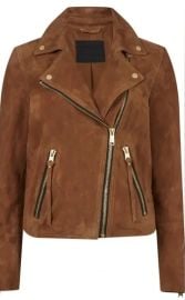 All Saints Jackets amp Coats All Saints Dalby Suede Dark Tan Brown Biker Jacket Poshmark at Poshmark