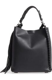 All Saints Kepi Leather Shoulder Bag at Nordstrom