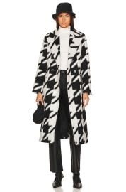 All Saints Mabel Houndstooth Coat at Revolve