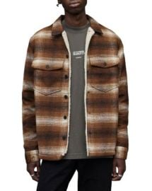 All Saints Seneca Relaxed Fit Plaid Jacket at Bloomingdales