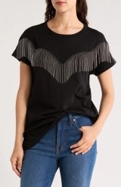 All Saints Tassel Fringe T Shirt at Nordstrom Rack