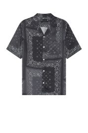 All Saints Tikal Shirt in Jet Black at Revolve