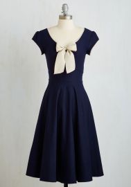 All That and Demure Dress in Navy at ModCloth