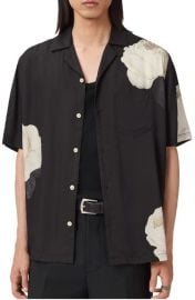 AllSaints Alberic Camp Shirt at Nordstrom