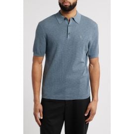 AllSaints Aubrey Ribbed Polo at Nordstrom