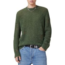 AllSaints Bleaker Raw Edged Crewneck Sweater at Nordstrom