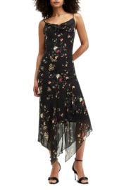 AllSaints Charlotte Kora Floral Print Slipdress at Nordstrom